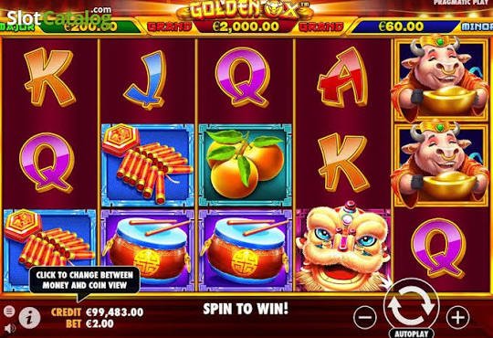 Playing Slot Games on Golden Ox Bet
